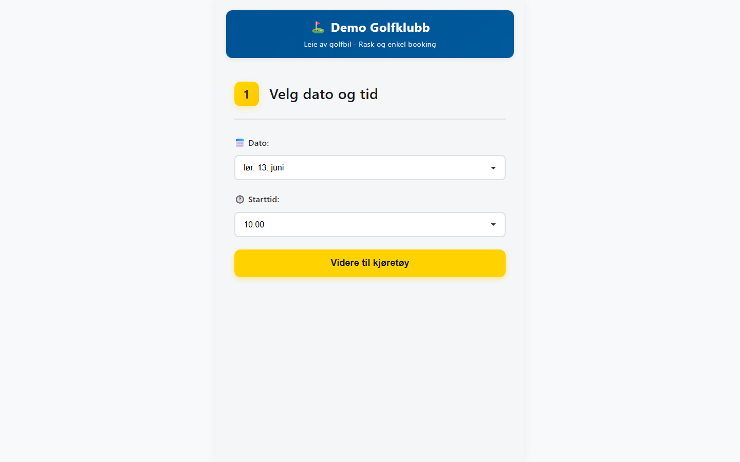 Demo kundeportal